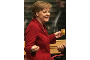 Merkel to be Germany's first female leader 