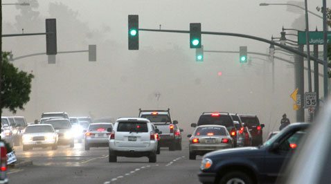 Winter brings rain, hail, wind to East Valley 