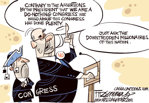 Cartoon: Do-nothing Congress