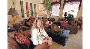 Designer's home is busy, 'comfortable' 