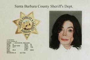 Jackson booked in child molestation case 