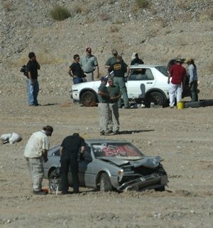 Authorities take explosive crash course 