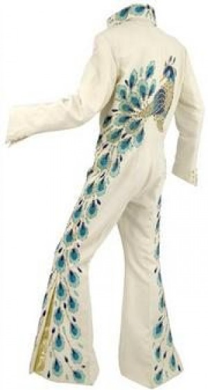 Elvis' peacock jumpsuit sells for $300K 