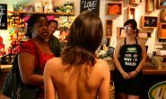 Store employees undress for environment 