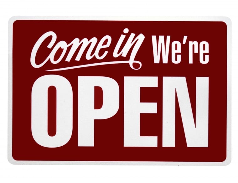 Now Open