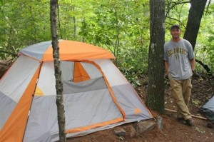 Homeless sex offenders directed to woods 