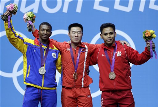 London Olympics Weightlifting Men