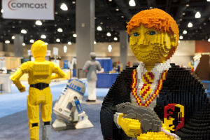 <p>Characters from your favorite television shows and movies stand side-by-side with original LEGO creations.</p>

