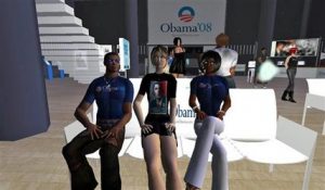Virtual world keeps tabs on presidential election 