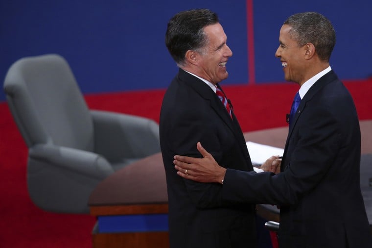 Mitt Romney, Barack Obama