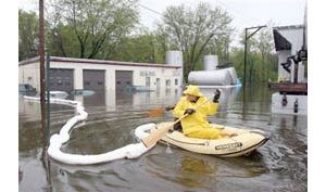 Massive flooding in New England 