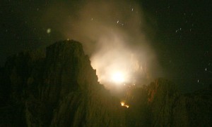Plane Crash into Superstition Mountains