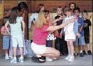 Kids learn lessons in recycling at Clothing Exchange 