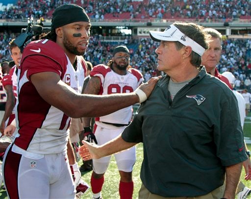 Larry Fitzgerald, Bill Belichick