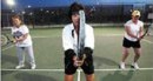 Only women are served at tennis class 