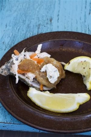 Food-Healthy-Guinness Battered Oysters