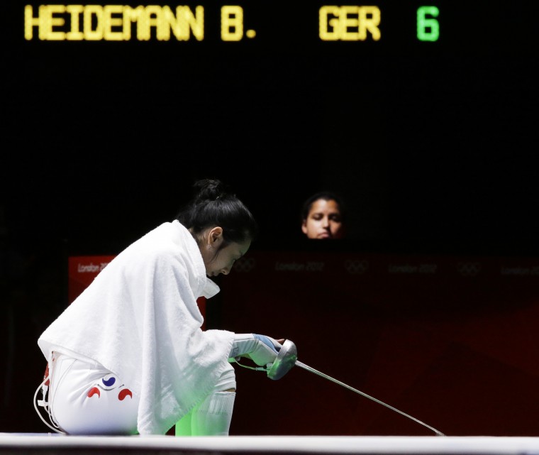 London Olympics Womens Fencing