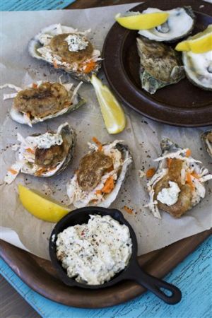 Food-Healthy-Guinness Battered Oysters