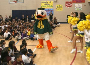 Thew Elementary School Oregon rally