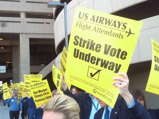 US Airways flight attendants to strike?