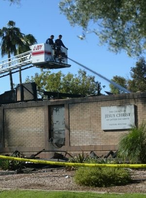 LDS church fire in Mesa ruled arson 