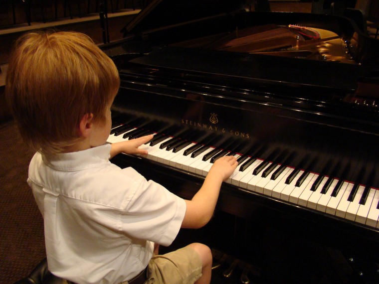 Steinway enthusiast Henry Gubler