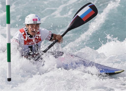 London Olympics Kayak Slalom Women