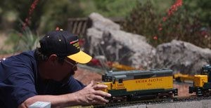 Valley model train designer seeks length record 