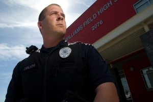 Cops stationed in schools face budget squeeze 