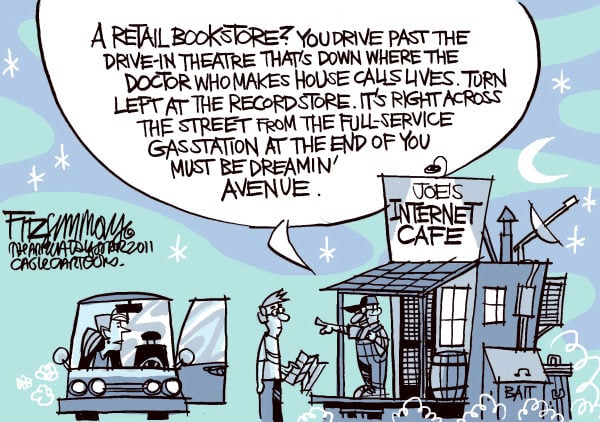 Bye bye bookstores