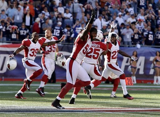 Cardinals Patriots Football