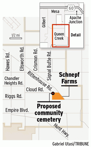 Schnepf Farms’ owner proposes cemetery 