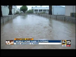 AJ neighborhood hit hard by rain