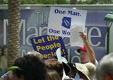Same-sex marriage, union ban in works 
