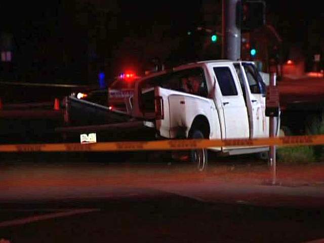 Driver killed, others hurt when truck slams into pole in Mesa