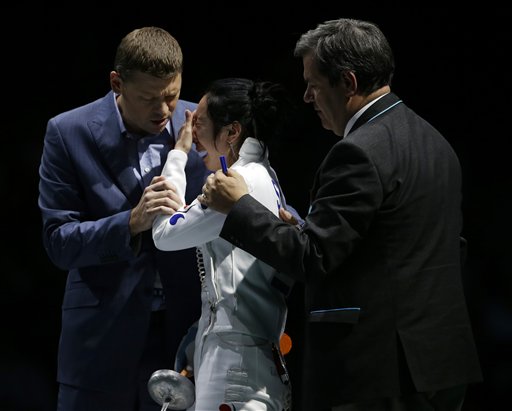 London Olympics Womens Fencing