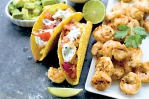 Grilled shrimp tacos