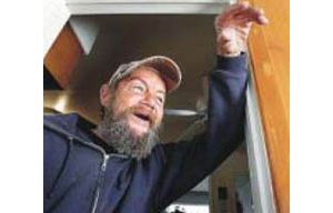 Best intentions are trashed by homeless man 