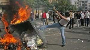 Iran tense after police, protesters clash 
