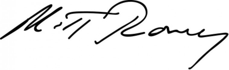 Romney signature