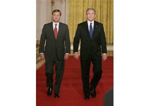 Bush nominates Roberts for chief justice 