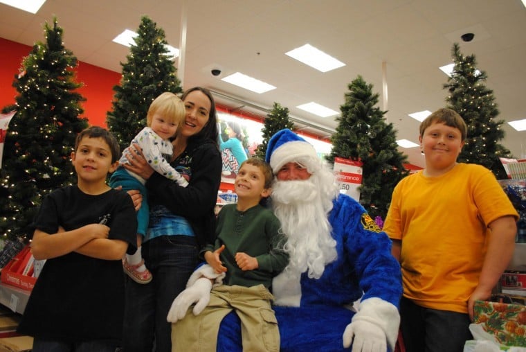 Blue Santa