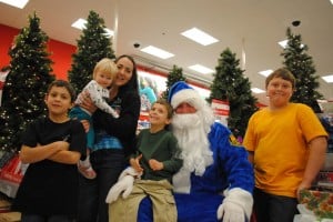 Blue Santa