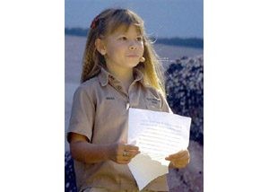 Croc hunter's daughter makes TV debut 