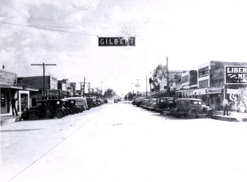 Gilbert main street