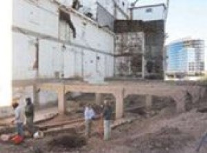 Original foundation of Hayden Flour Mill found 