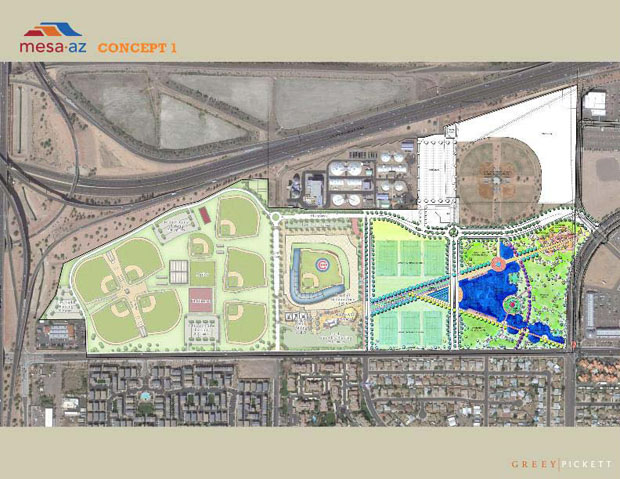Cubs Mesa site plan