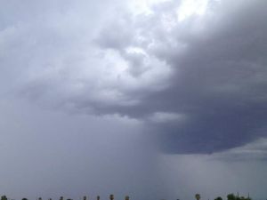 Rain clouds over San Tan Valley