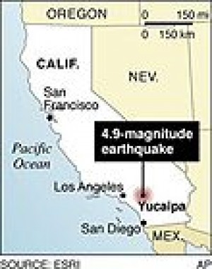 Moderate quake shakes Southern California 