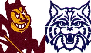 ASU, UofA mascots
